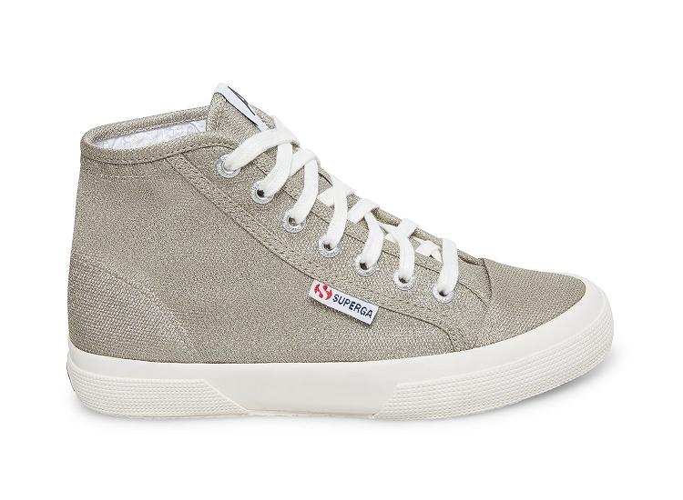Superga 2293-Lurexw Dusty Gold - Womens Superga High top Shoes
